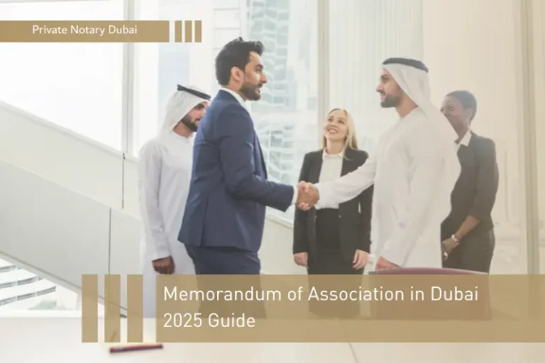 Memorandum of Association in Dubai 2025 Guide